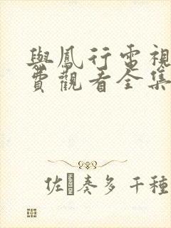 与凤行电视剧免费观看全集在线观看