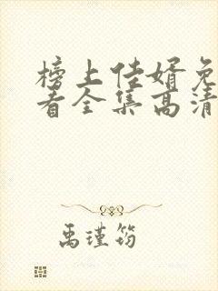 榜上佳婿免费观看全集高清封面