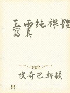 王雨纯裸体艺术写真