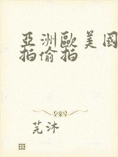 亚洲欧美国产自拍偷拍