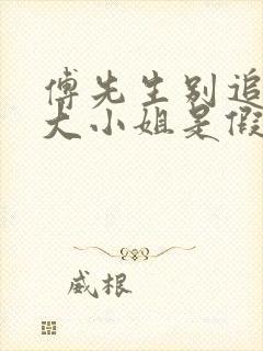 傅先生别追了,大小姐是假的短剧免费观看