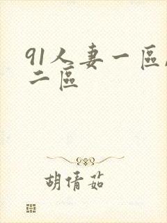 91人妻一区,二区