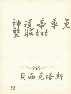 神道帝尊免费完整版txt封面