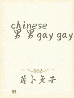chinese男男gay gay网站