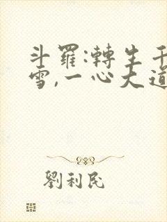 斗罗:转生千仞雪,一心大道