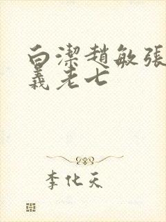 白洁赵敏张倩高义老七