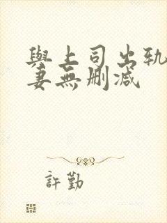 与上司出轨的人妻无删减封面