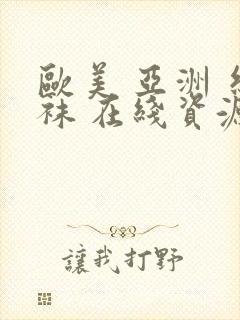 欧美 亚洲 丝袜 在线资源