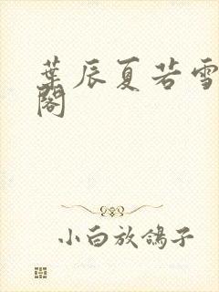 叶辰夏若雪笔趣阁