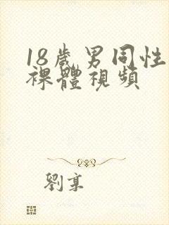 18岁男同性恋裸体视频