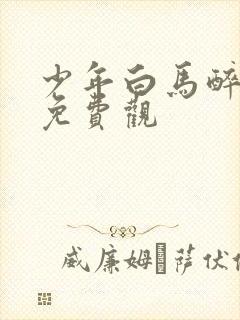 少年白马醉春风免费观