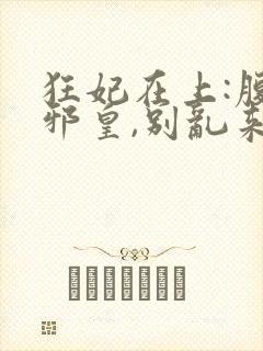 狂妃在上:腹黑邪皇,别乱来