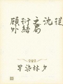 顾衍之沈从灵番外结局