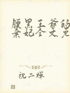 腹黑王爷的天价弃妃全文免费阅读