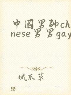 中国男帅chinese男男gay相关网站封面