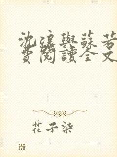 沈浪与苏若雪免费阅读全文笔趣阁