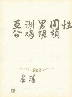 亚洲男同性恋大公鸡视频封面