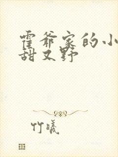 霍爷家的小祖宗甜又野