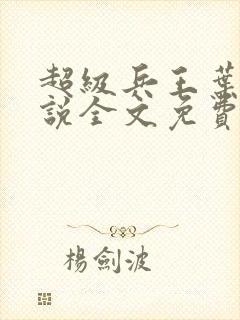 超级兵王叶谦小说全文免费阅读