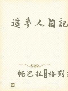 追梦人日记网