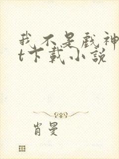 我不是戏神txt下载小说