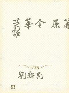 荣华令 原著小说