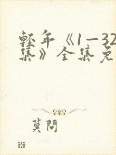 轻年《1—32集》全集免费观看电视剧