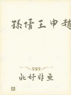 孙倩王申赵振封面