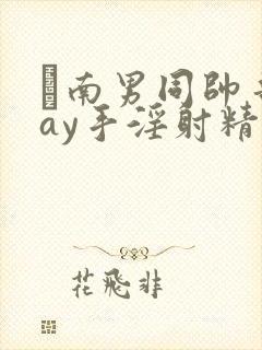 趆南男同帅哥gay手淫射精