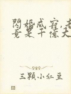 闪婚成宠,老公竟是千亿大佬免费阅读骄傲入封面