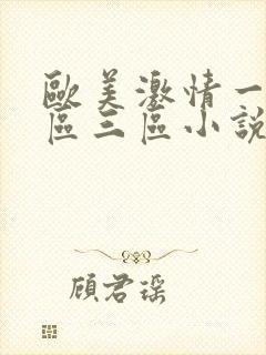 欧美激情一区二区三区小说