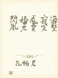 闪婚成宠海彤战胤免费完整封面