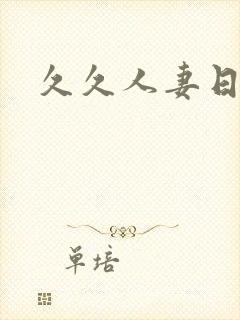 久久人妻日人妻