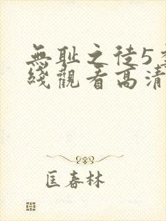 无耻之徒5季在线观看高清封面