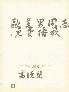 欧美男同志可以.免费播放