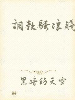 调教骚浪贱母狗