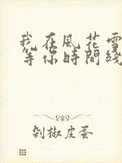 我在风花雪月里等你时间线