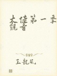 大佬第一季免费观看封面