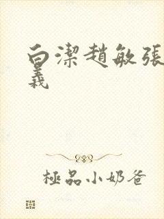 白洁赵敏张倩高义