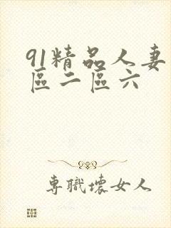 91精品人妻一区二区六封面