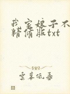 我家娘子不对劲精修版txt