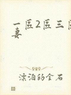 一区2区三区人妻