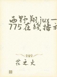 西野翔jux—775在线播放