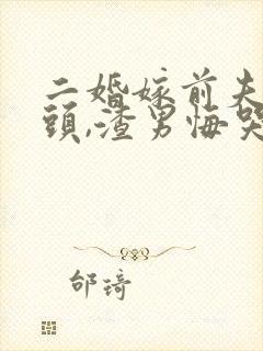 二婚嫁前夫死对头,渣男悔哭了结局