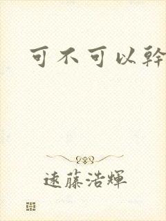 可不可以干湿你封面