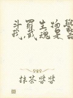 斗罗生物学者的我,武魂是器武魂封面