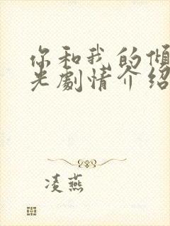 你和我的倾城时光剧情介绍