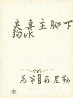 夫妻主脚下的贱狗vk封面