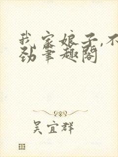 我家娘子,不对劲笔趣阁封面