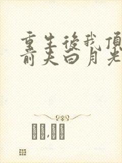 重生后我顶替了前夫白月光把